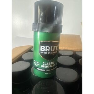 Lot Of 8 Brut Classic Scent Deodorant Stick Powerful‎ 48hr Odor Protection 2.7oz